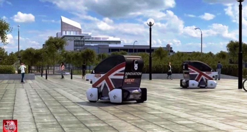 В Англии показали концепт «умного» мини-такси