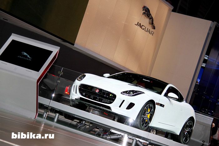 Женевский Автосалон 2014 на Бибика.Ру - Jaguar F-type в кузове купе
