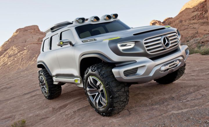Mercedes-Benz GLB Concept. Новинка появится на рынке в 2019 году.