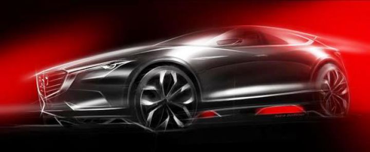 Mazda показала эскиз нового паркетника
