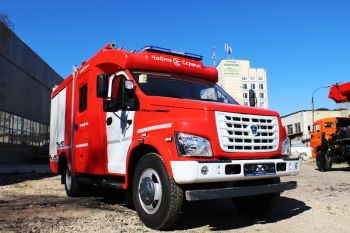 Первая пожарная автоцистерна на базе ГАЗон NEXT