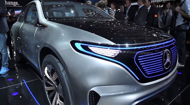 В Париже показали концептуальный электрокроссовер Mercedes