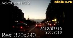 AdvoCam HD-2 - ночная съемка, низкое качество