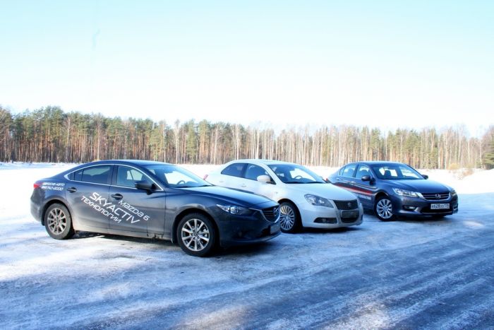 Honda Accord (Хонда Аккорд), Мазда 6 (Mazda 6), Сузуки Кизаши (Suzuki Kizashi)