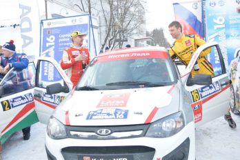 LADA Kalina NFR R1 - первая победа в ралли при поддержке Интей Лада!