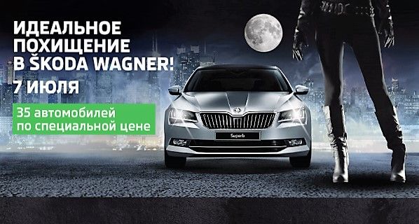 Идеальное похищение в SKODA WAGNER Идеальное похищение в SKODA WAGNER