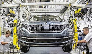 В Чехии начали сборку нового Skoda Kodiaq